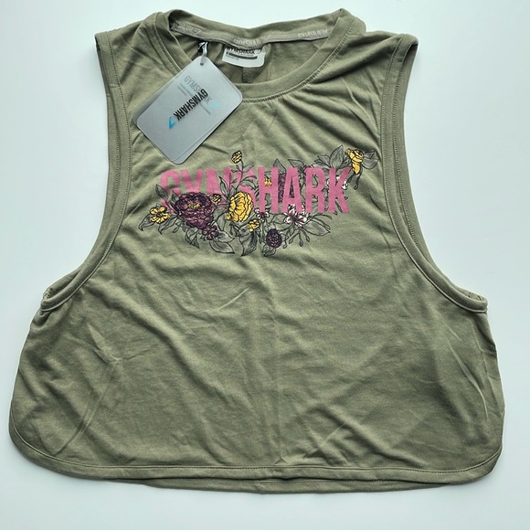 Gymshark Tops - Women’s Gymshark Military Green Tank Top